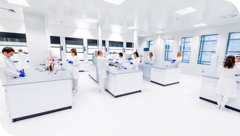 Stock image of a laboratory